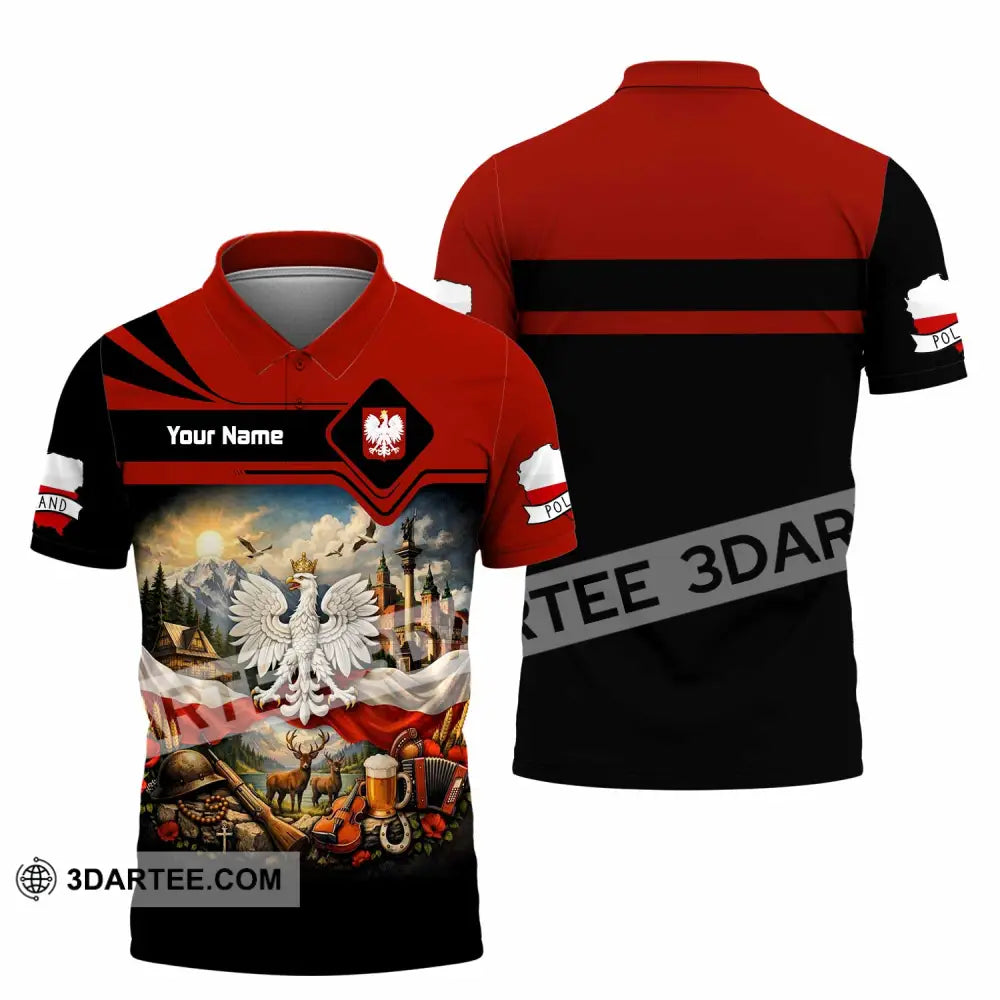 Unisex Shirt - Custom Poland Shirt - Polo Shirt / S - T-shirt