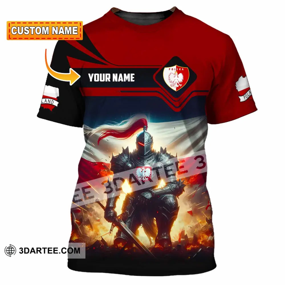 Unisex Shirt - Custom Polska Poland Shirt T-shirt