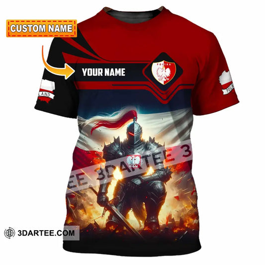 Unisex Shirt - Custom Polska Poland Shirt T-shirt
