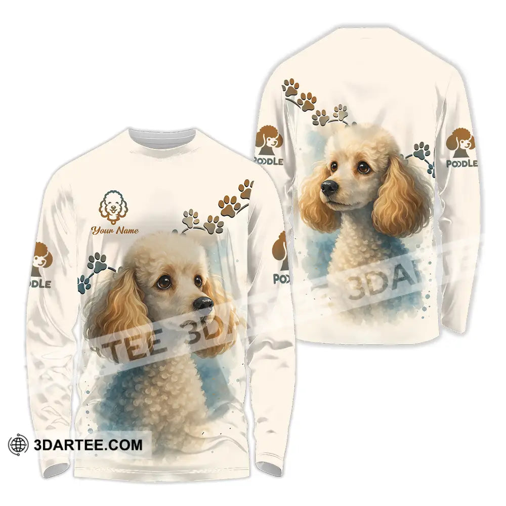Unisex Shirt - Custom Poodle Shirt Long Sleeve Shirt / S T-shirt