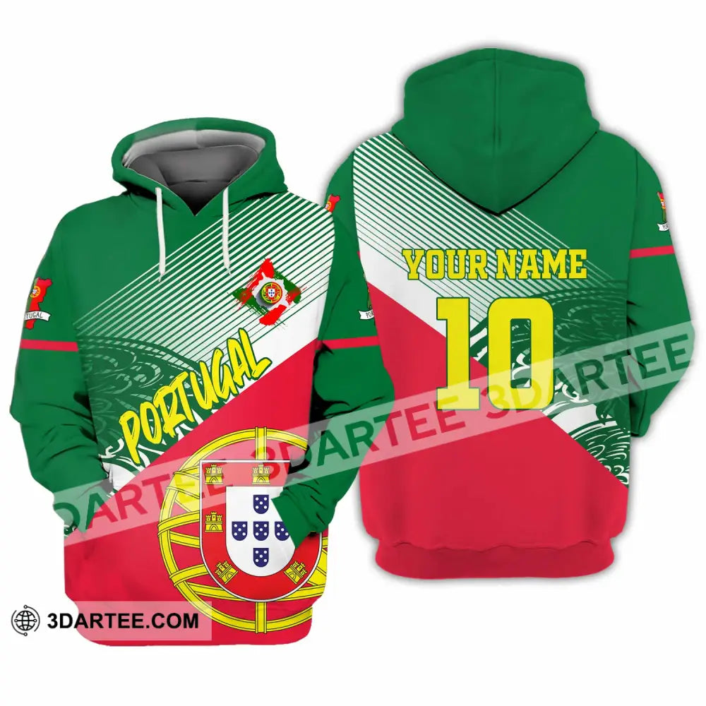 Unisex Shirt - Custom Portugal 3D Shirt Hoodie / S T-shirt