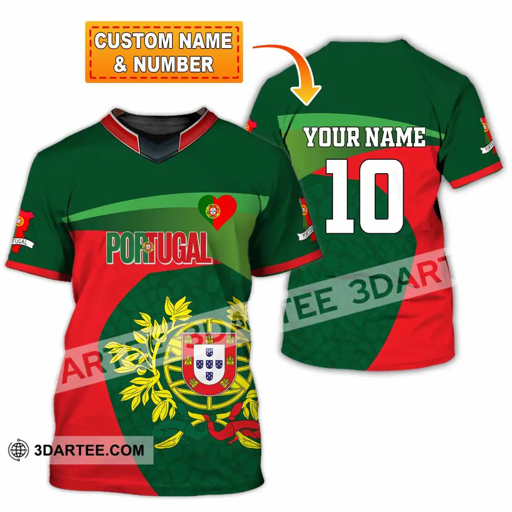 Unisex Shirt - Custom Portugal 3D Shirt T-shirt
