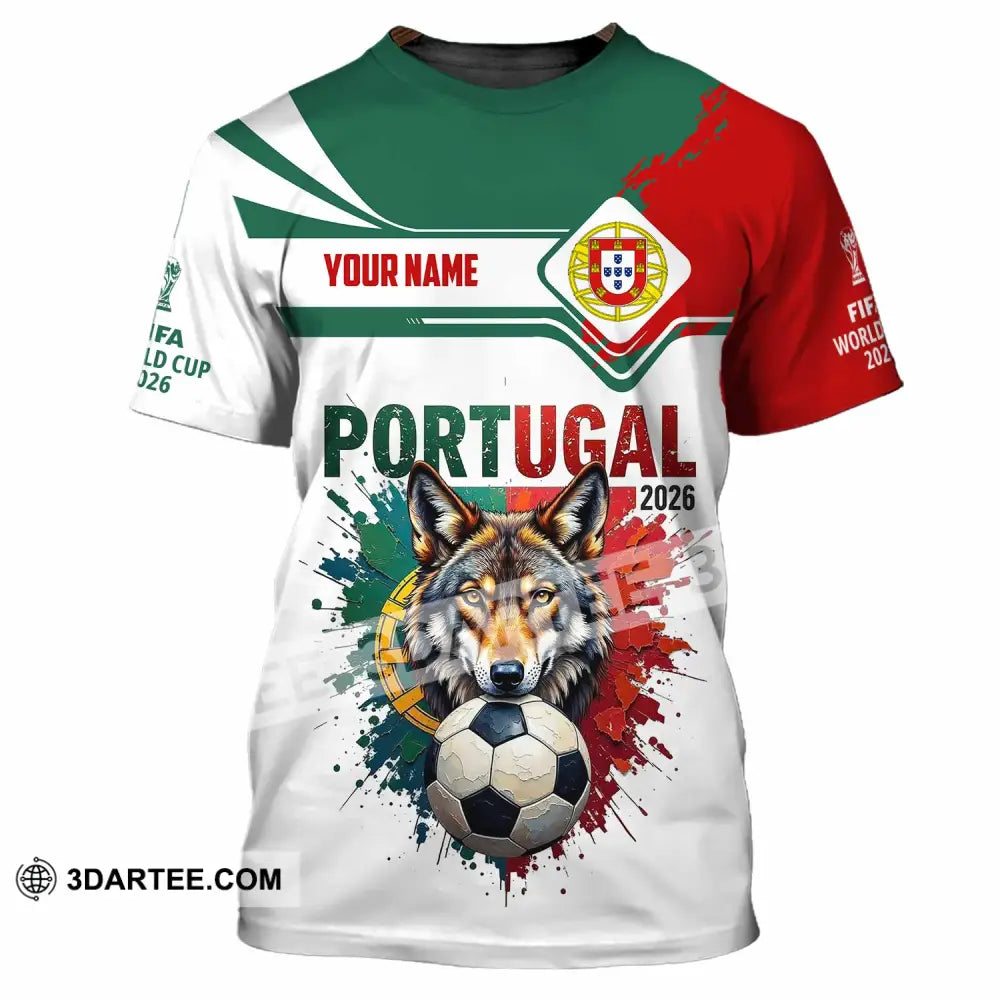 Unisex Shirt - Custom Portugal World Cup 2026 3D Shirt T-Shirt / S T-shirt