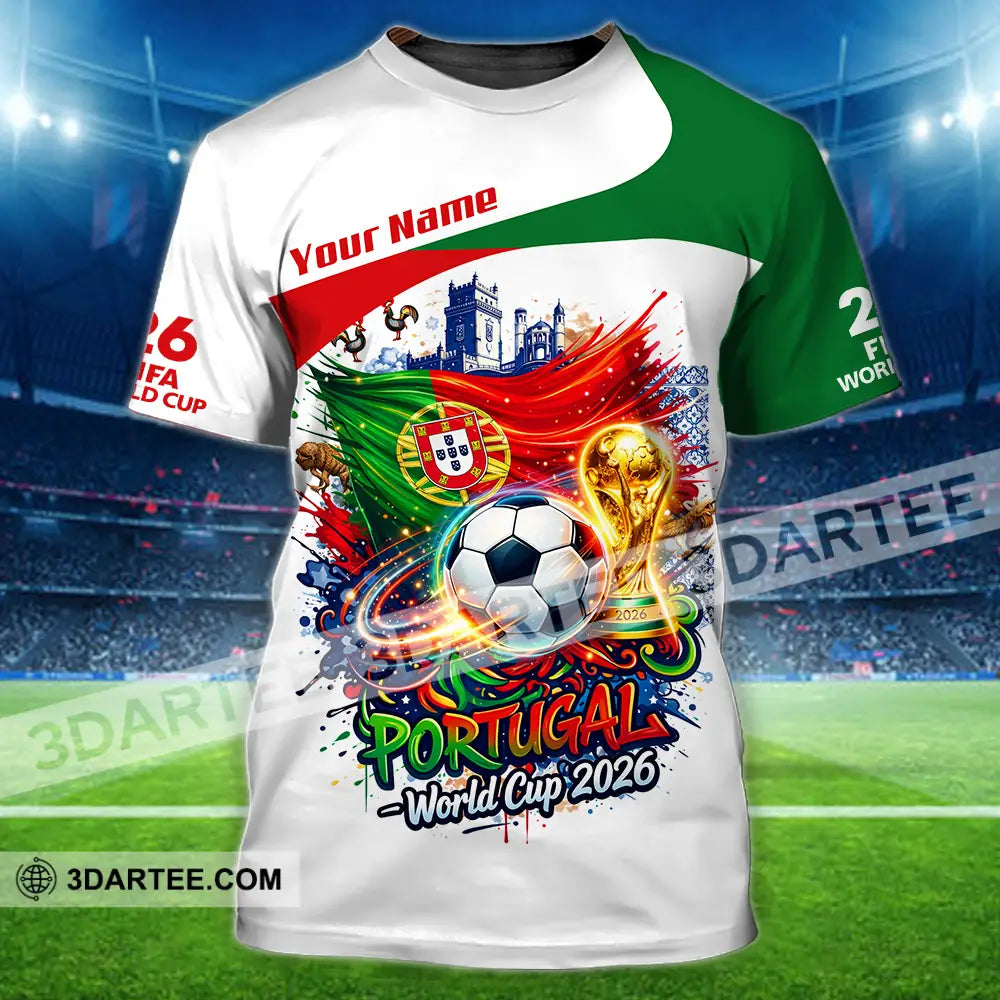 Unisex Shirt - Custom Portugal World Cup 2026 3D Shirt - T-Shirt / S - T-shirt