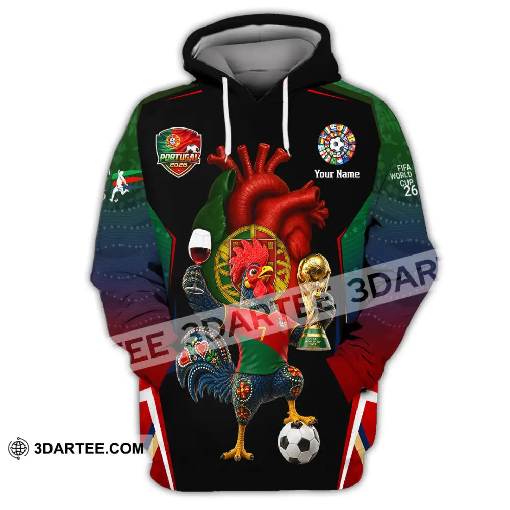 Unisex Shirt - Custom Portugal World Cup 2026 Shirt - Hoodie / S - T-shirt