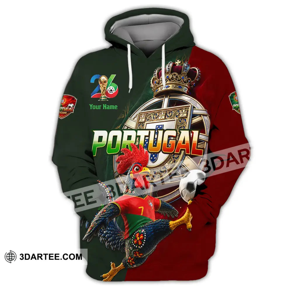Unisex Shirt - Custom Portugal World Cup 2026 Shirt - Hoodie / S - T-shirt