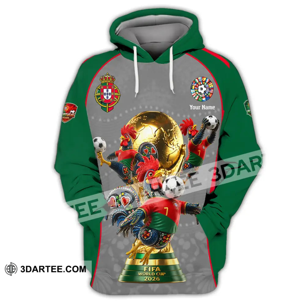 Unisex Shirt - Custom Portugal World Cup 2026 Shirt - Hoodie / S - T-shirt