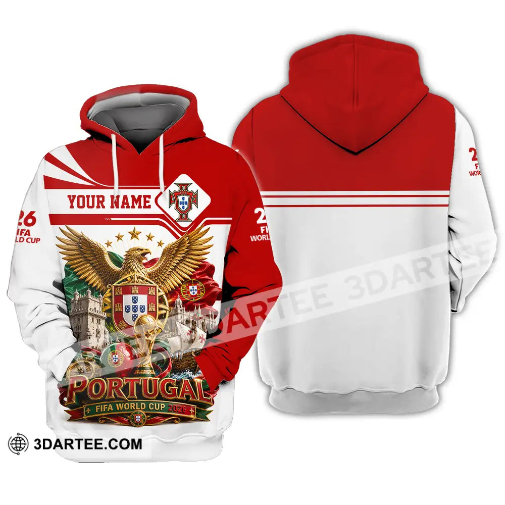 Unisex Shirt - Custom Portugal World Cup 2026 Shirt - Hoodie / S - T-shirt