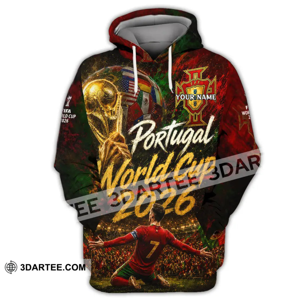 Unisex Shirt - Custom Portugal World Cup 2026 Shirt - Hoodie / S - T-shirt