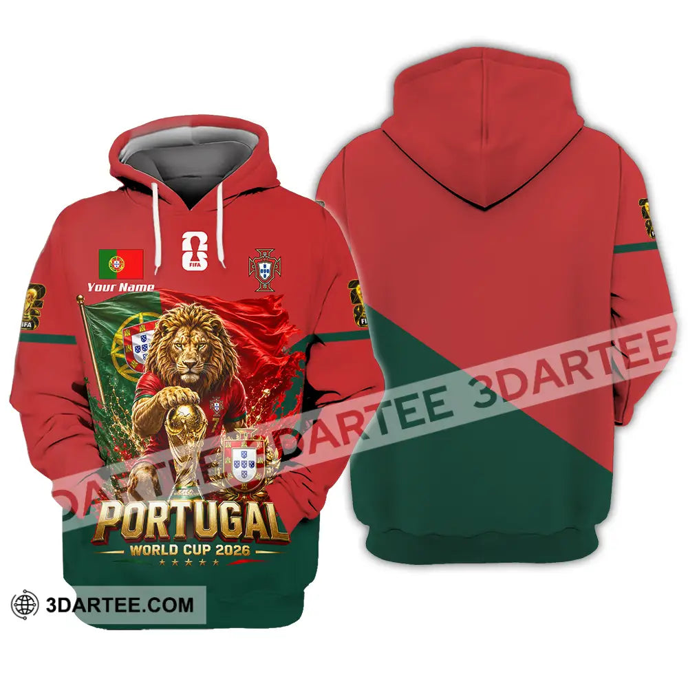 Unisex Shirt - Custom Portugal World Cup 2026 Shirt - Hoodie / S - T-shirt