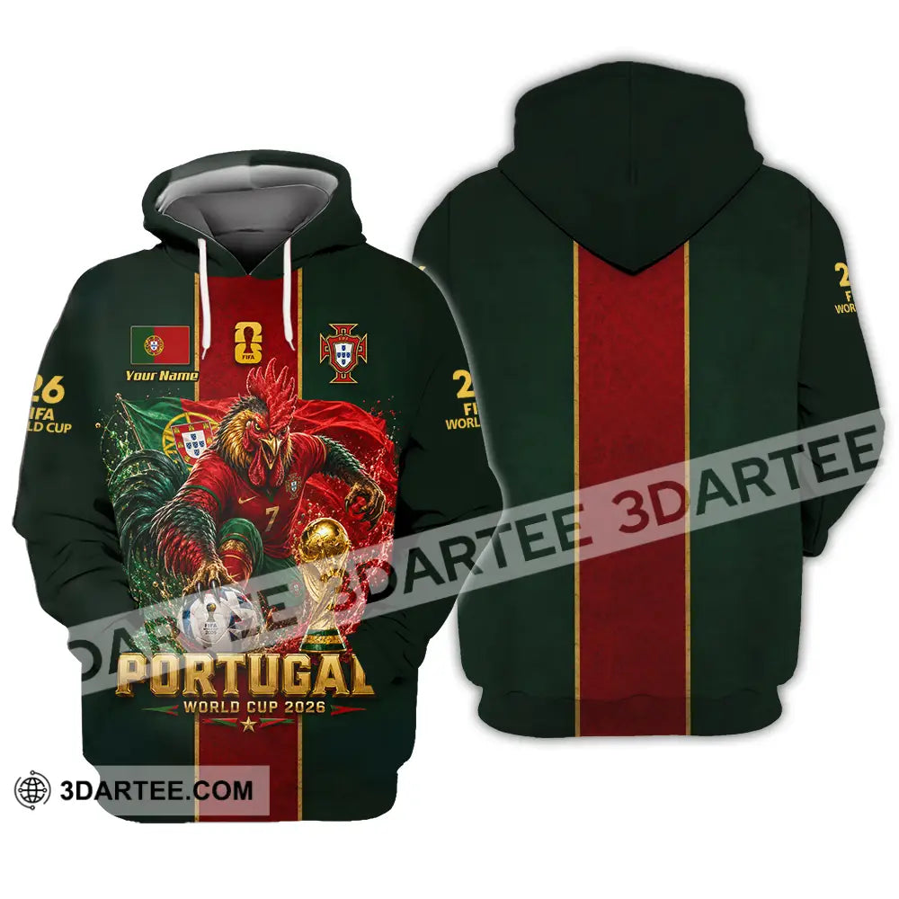 Unisex Shirt - Custom Portugal World Cup 2026 Shirt - Hoodie / S - T-shirt