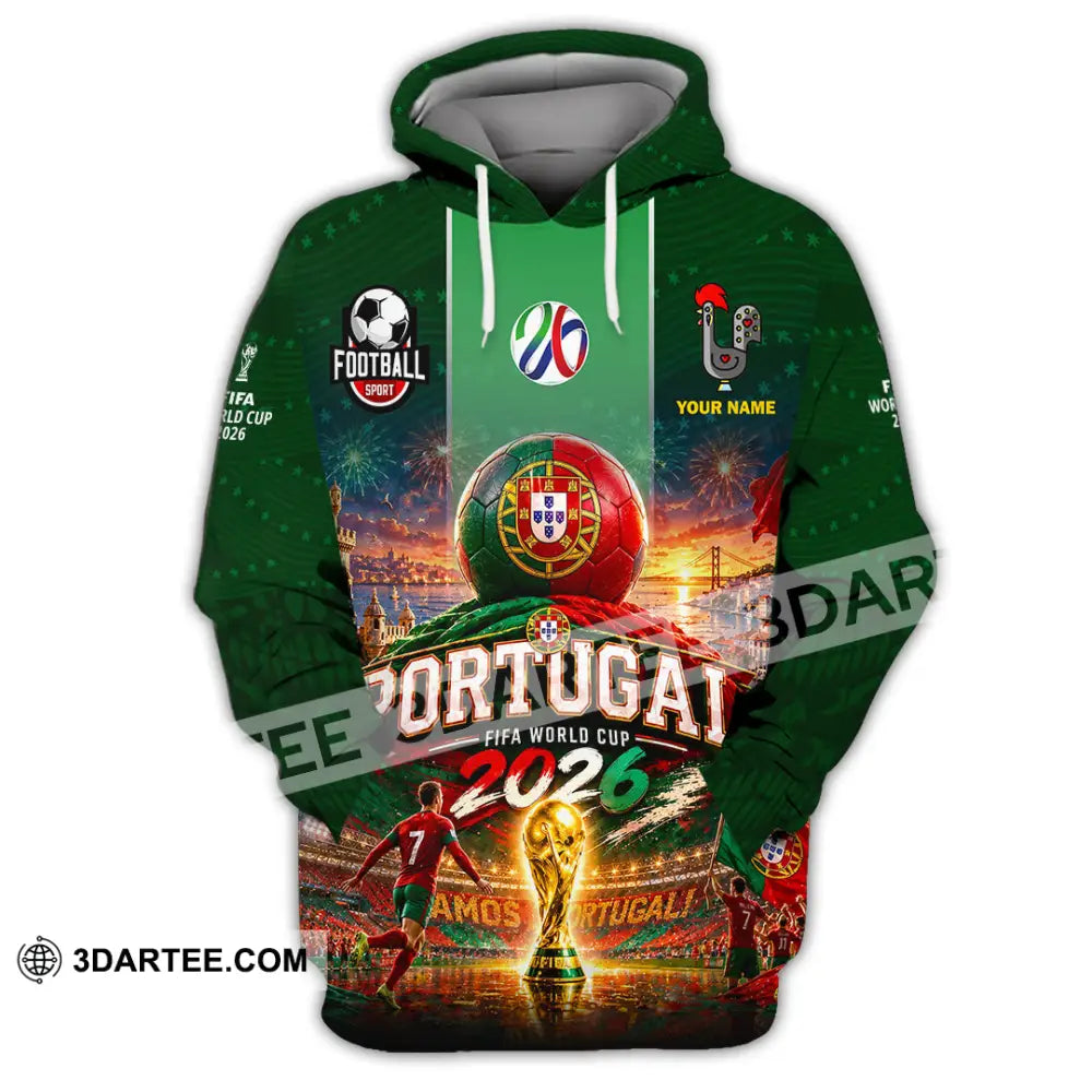 Unisex Shirt - Custom Portugal World Cup 2026 Shirt - Hoodie / S - T-shirt