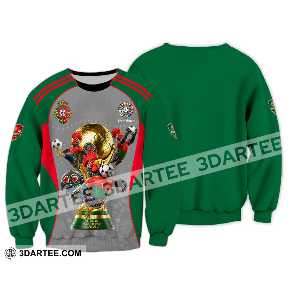Unisex Shirt - Custom Portugal World Cup 2026 Shirt - Long Sleeve / S - T-shirt