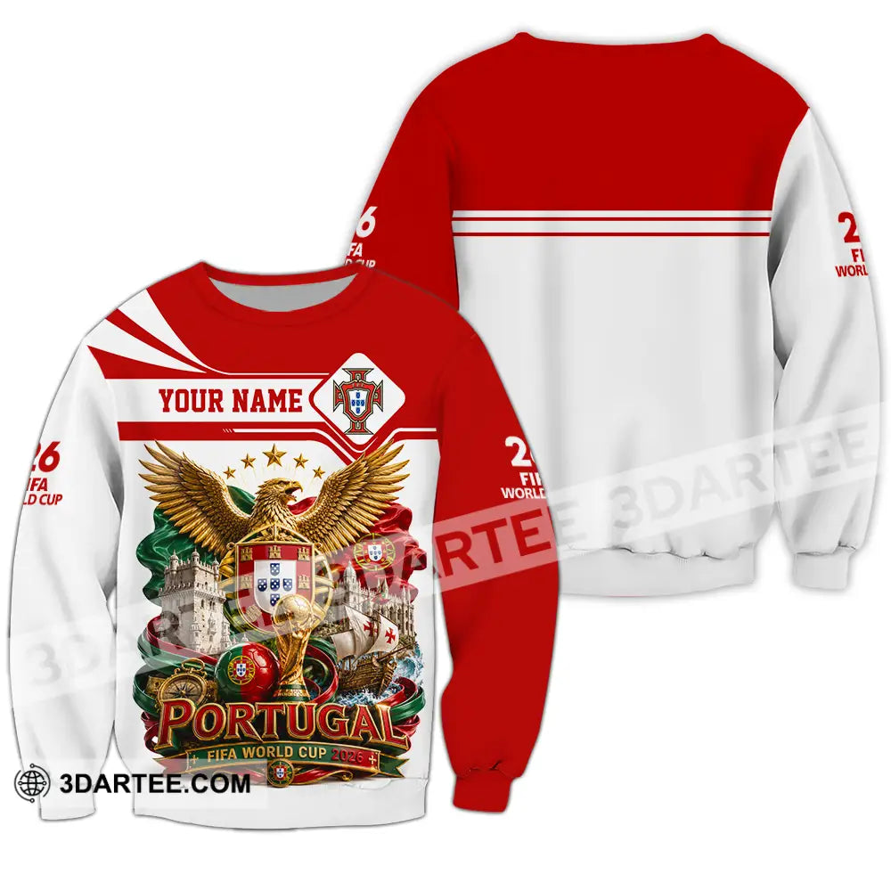 Unisex Shirt - Custom Portugal World Cup 2026 Shirt - Long Sleeve / S - T-shirt