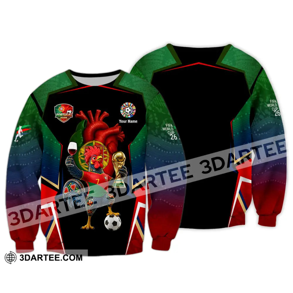 Unisex Shirt - Custom Portugal World Cup 2026 Shirt - Long Sleeve / S - T-shirt