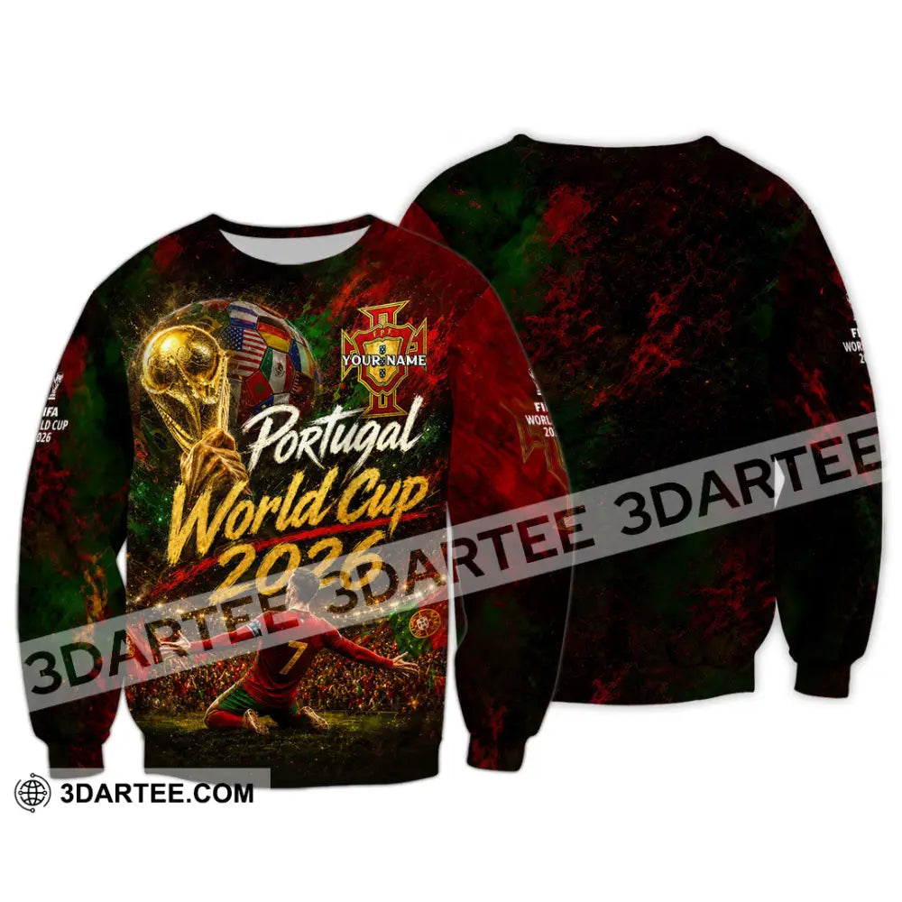 Unisex Shirt - Custom Portugal World Cup 2026 Shirt - Long Sleeve / S - T-shirt