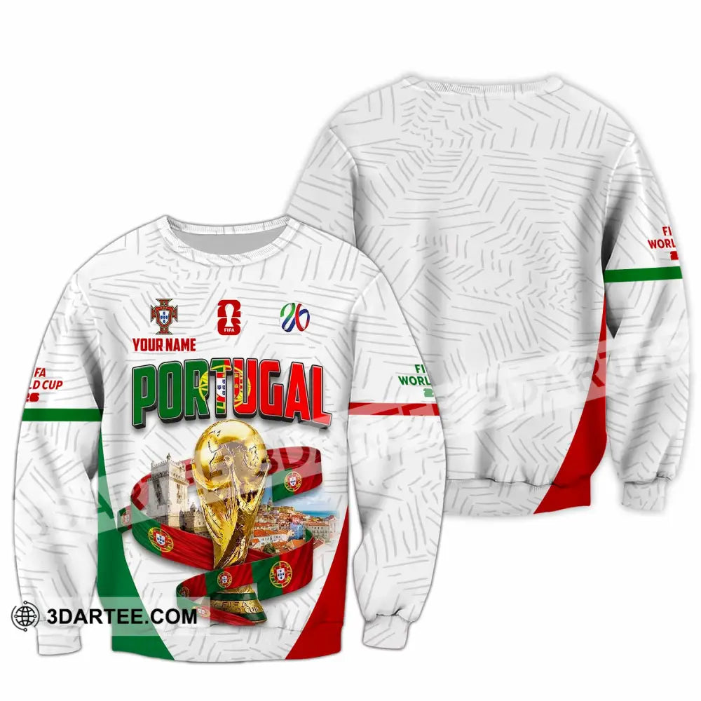 Unisex Shirt - Custom Portugal World Cup 2026 Shirt - Long Sleeve / S - T-shirt