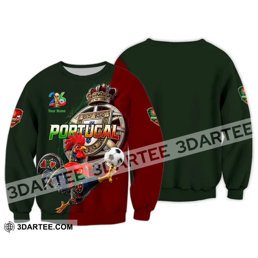 Unisex Shirt - Custom Portugal World Cup 2026 Shirt - Long Sleeve / S - T-shirt