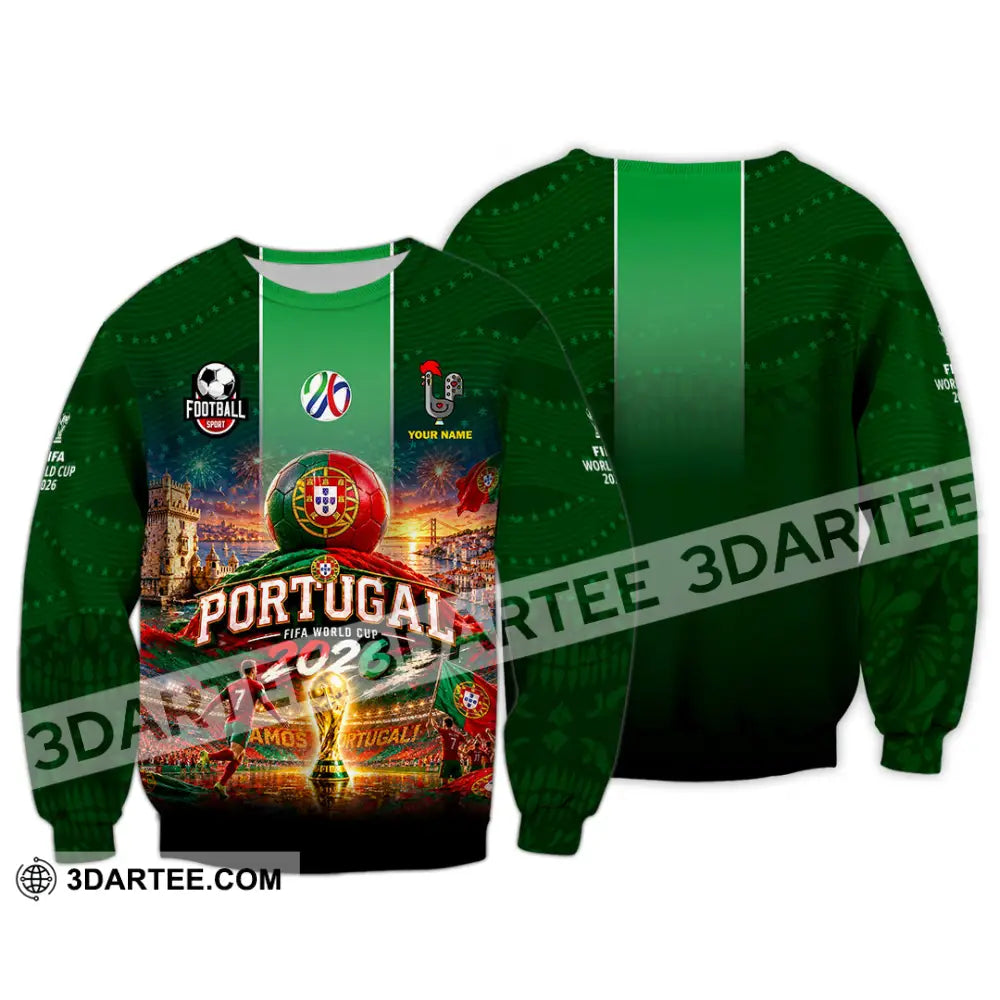 Unisex Shirt - Custom Portugal World Cup 2026 Shirt - Long Sleeve / S - T-shirt