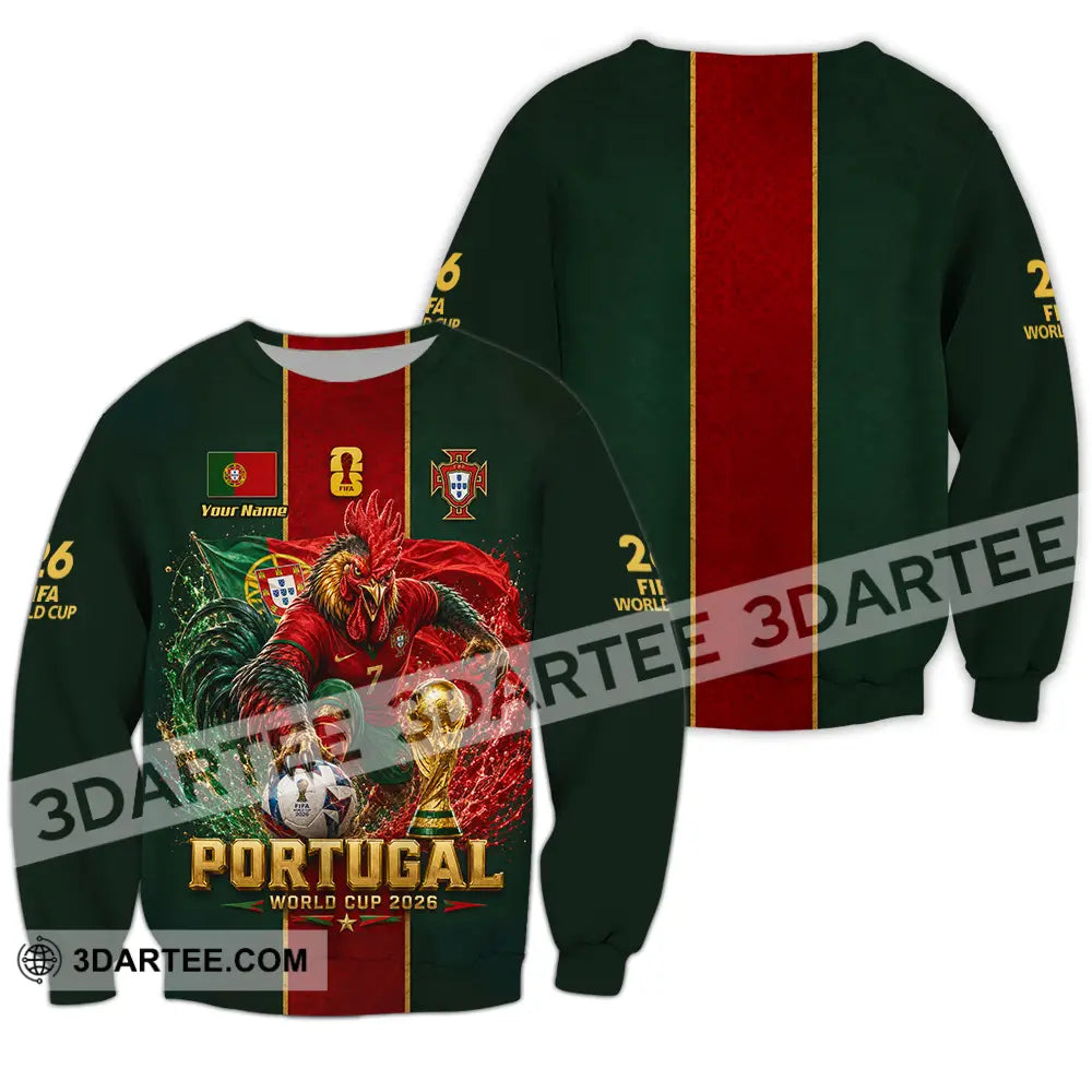 Unisex Shirt - Custom Portugal World Cup 2026 Shirt - Long Sleeve / S - T-shirt