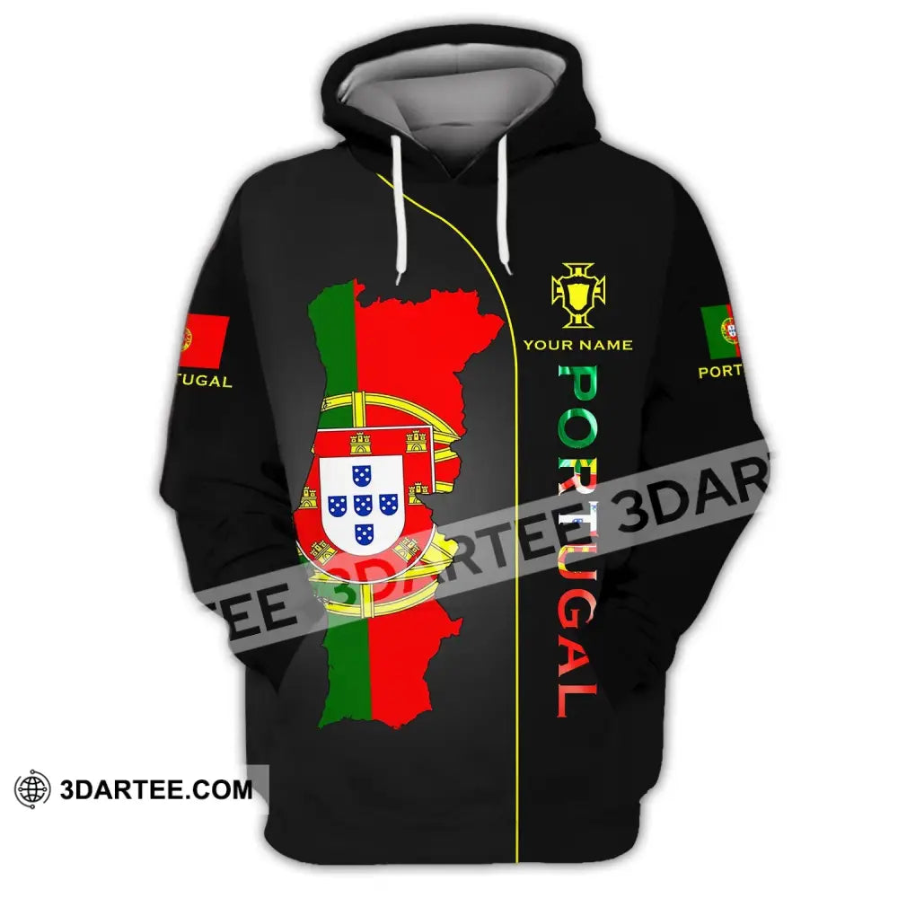 Unisex Shirt - Custom Portugal Name Hoodie / S T-Shirt