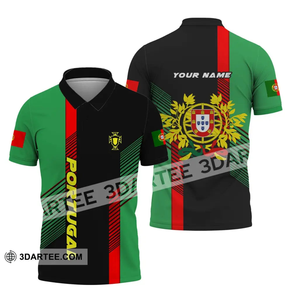 Unisex Shirt - Custom Portugal Name Logo Polo / S T-Shirt