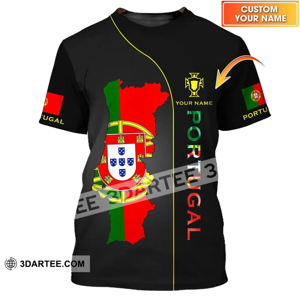 Unisex Shirt - Custom Portugal Name T-Shirt