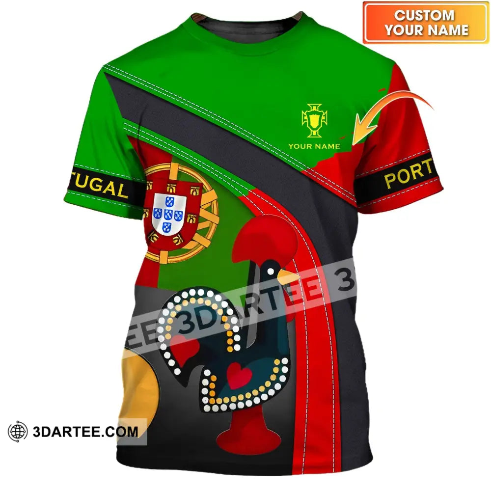 Unisex Shirt - Custom Portugal Name T-Shirt