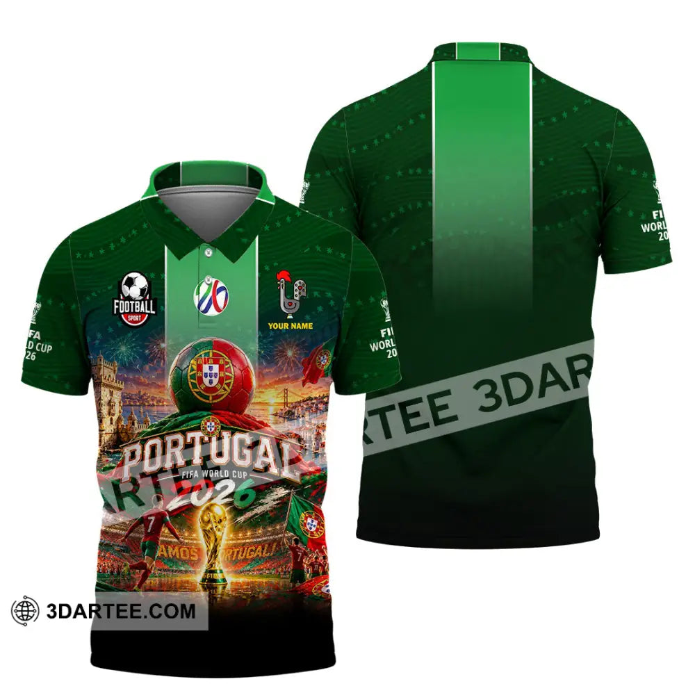 Unisex Shirt - Custom Portugal World Cup 2026 Shirt - Polo Shirt / S - T-shirt