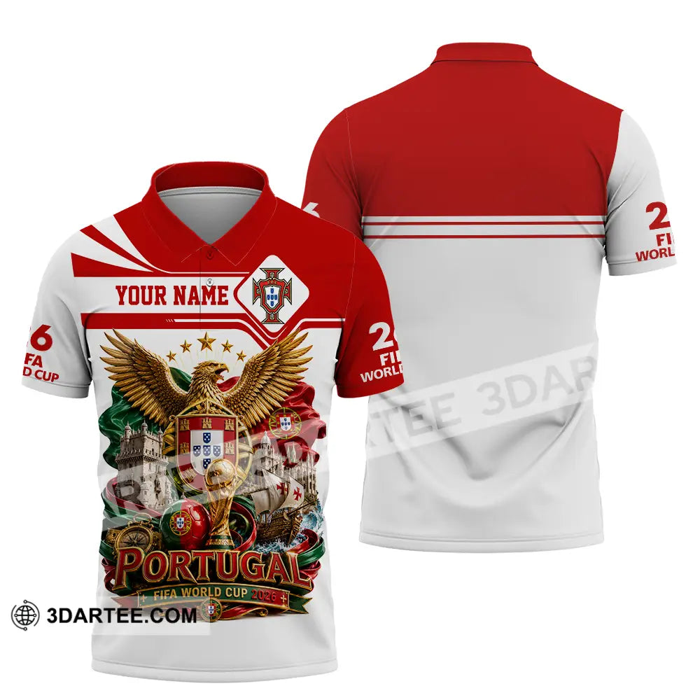 Unisex Shirt - Custom Portugal World Cup 2026 Shirt - Polo Shirt / S - T-shirt