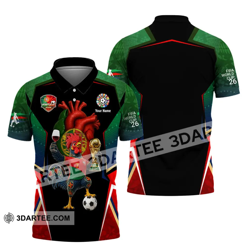 Unisex Shirt - Custom Portugal World Cup 2026 Shirt - Polo Shirt / S - T-shirt