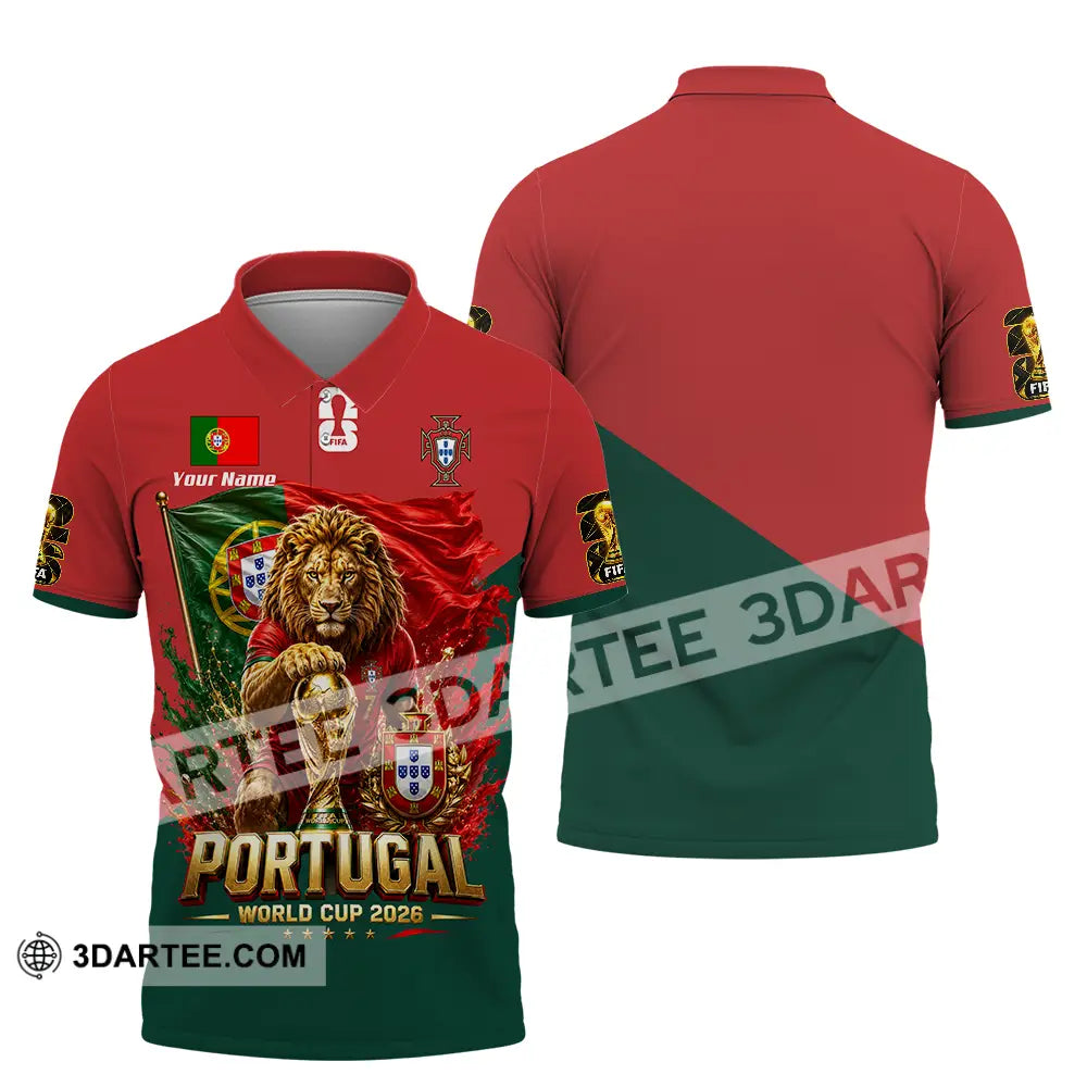 Unisex Shirt - Custom Portugal World Cup 2026 Shirt - Polo Shirt / S - T-shirt