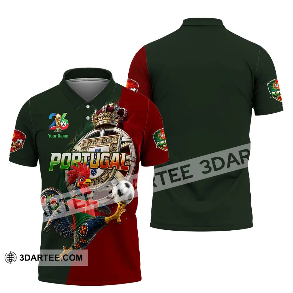Unisex Shirt - Custom Portugal World Cup 2026 Shirt - Polo Shirt / S - T-shirt