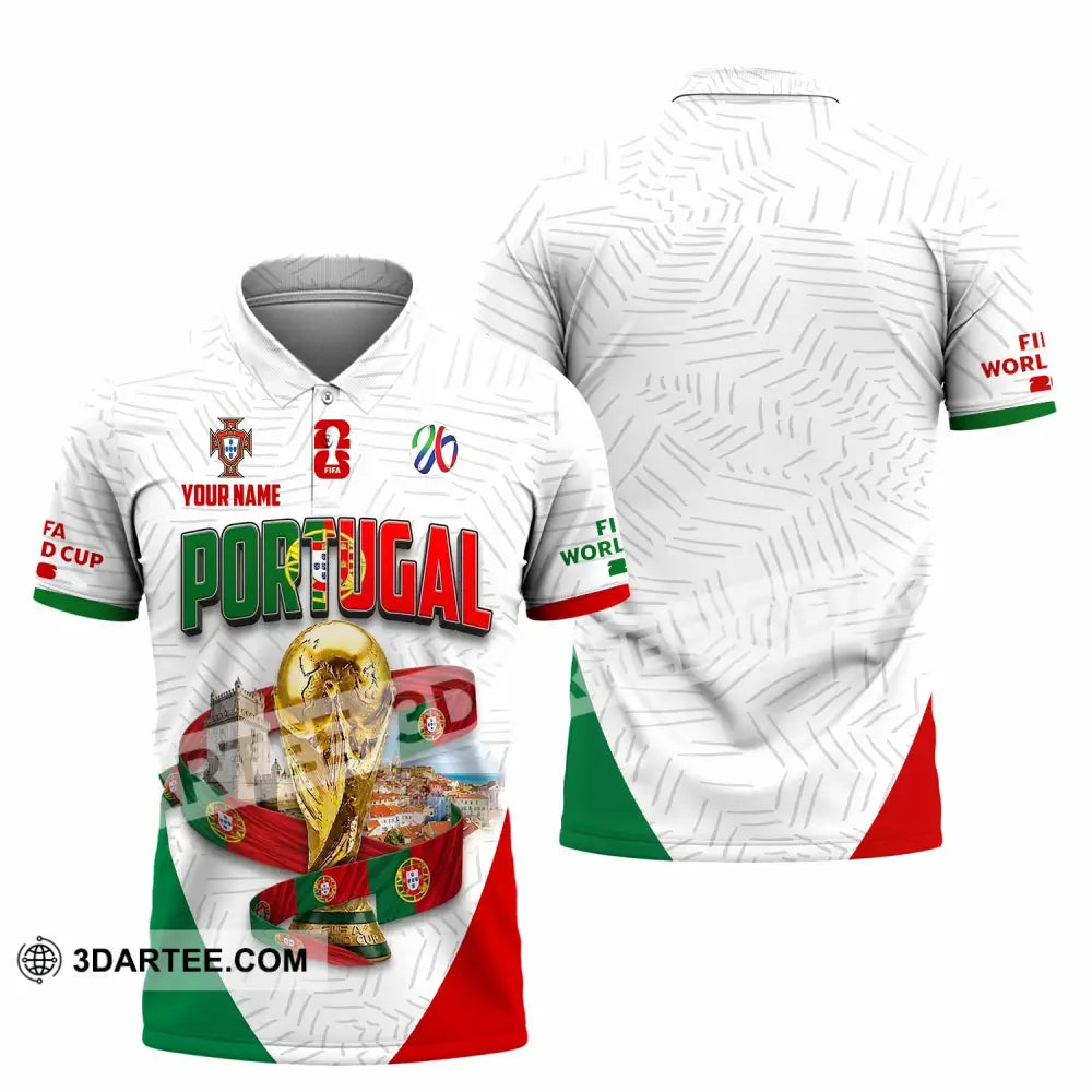 Unisex Shirt - Custom Portugal World Cup 2026 Shirt - Polo Shirt / S - T-shirt
