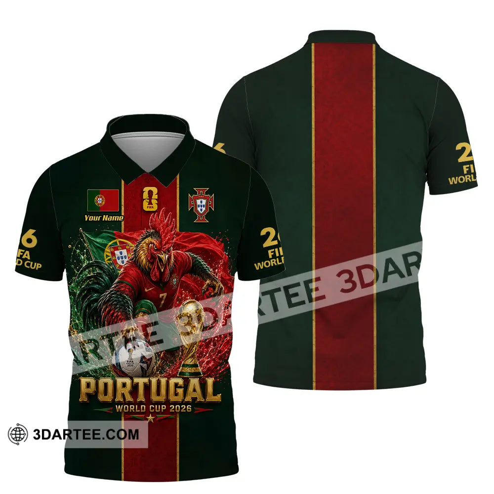 Unisex Shirt - Custom Portugal World Cup 2026 Shirt - Polo Shirt / S - T-shirt