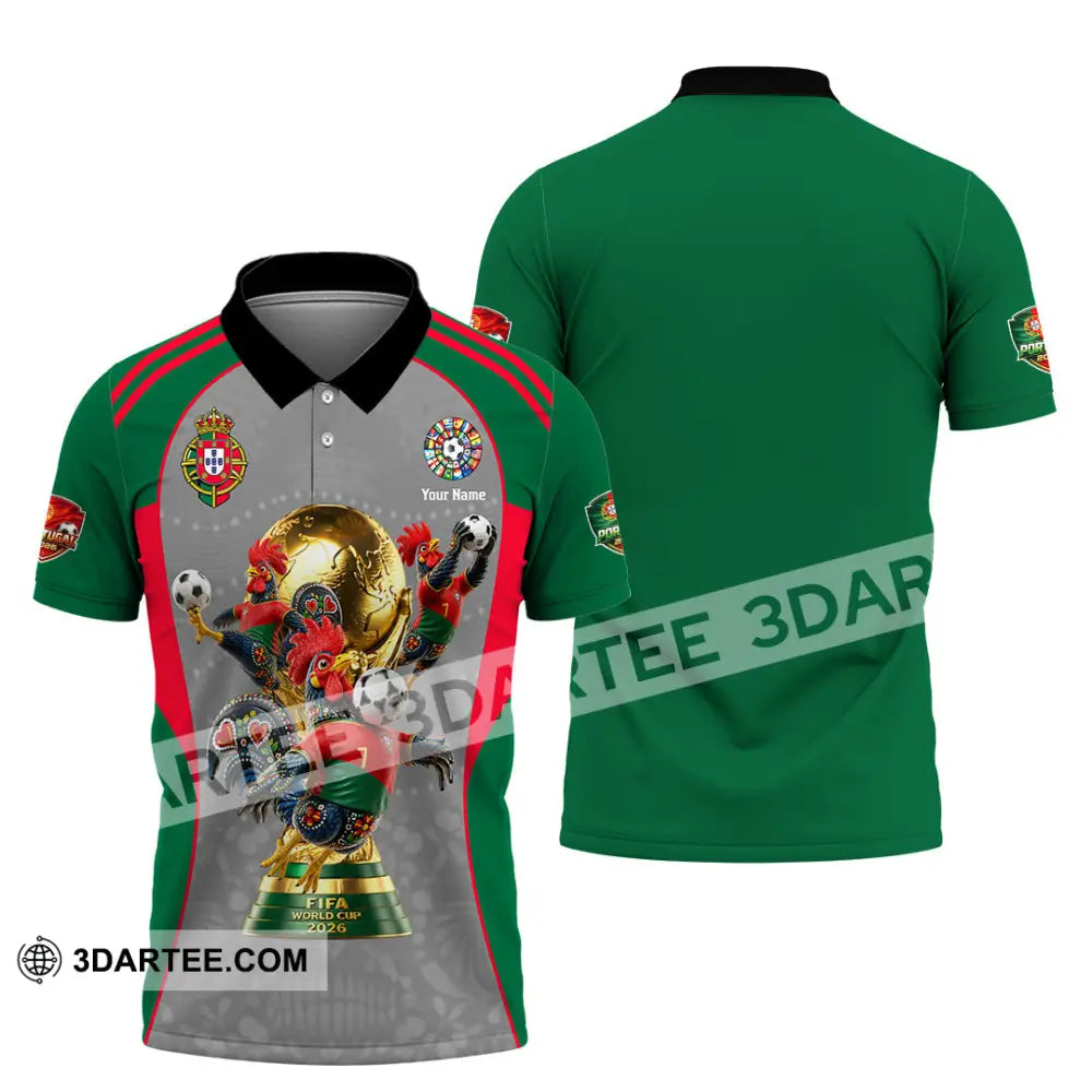 Unisex Shirt - Custom Portugal World Cup 2026 Shirt - Polo Shirt / S - T-shirt
