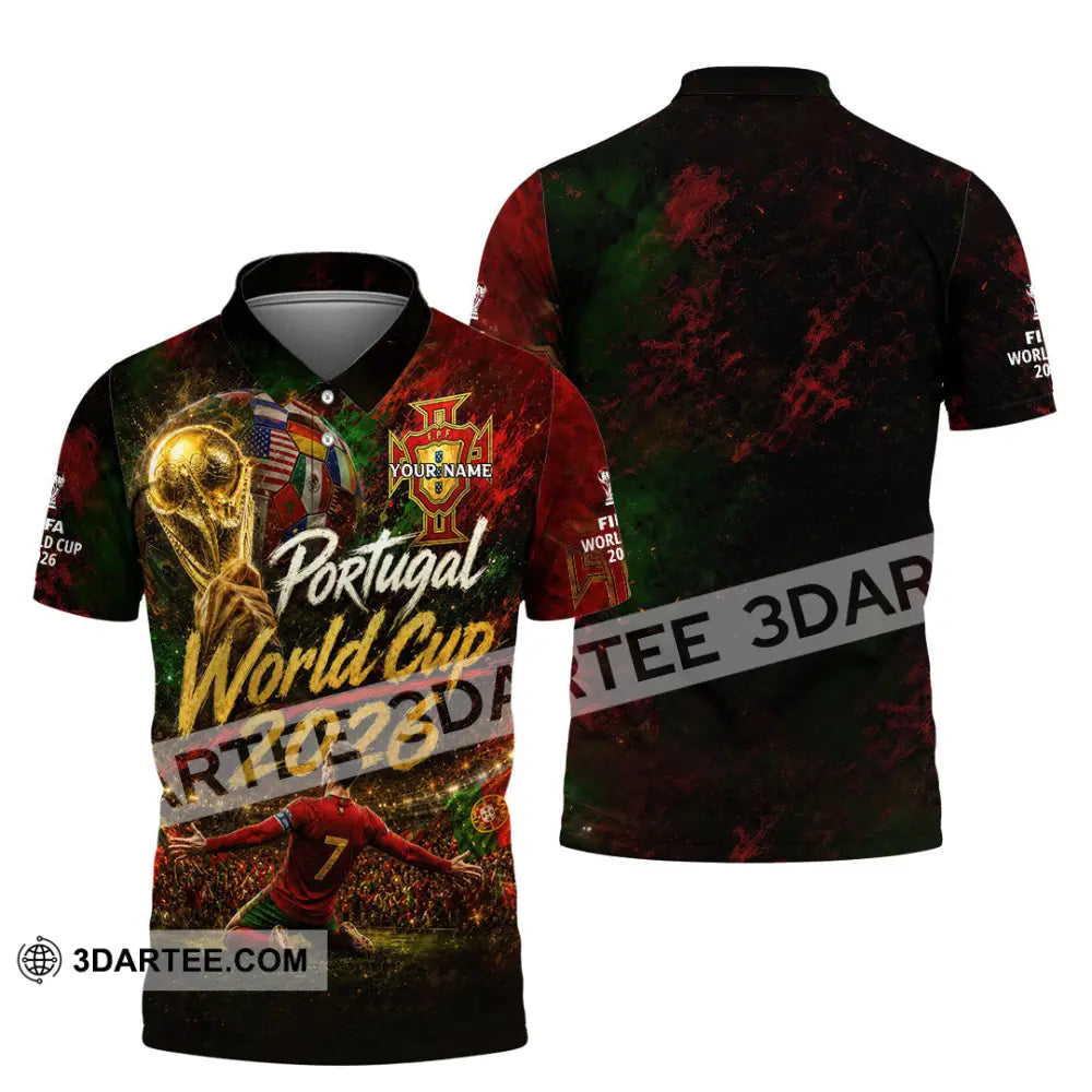 Unisex Shirt - Custom Portugal World Cup 2026 Shirt - Polo Shirt / S - T-shirt