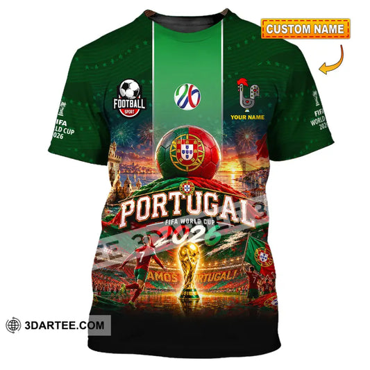 Unisex Shirt - Custom Portugal World Cup 2026 Shirt - T-shirt
