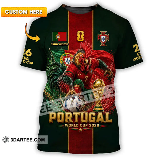 Unisex Shirt - Custom Portugal World Cup 2026 Shirt - T-shirt