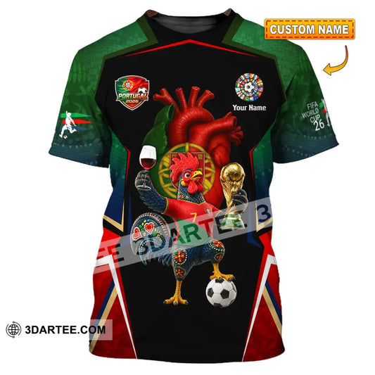 Unisex Shirt - Custom Portugal World Cup 2026 Shirt - T-shirt
