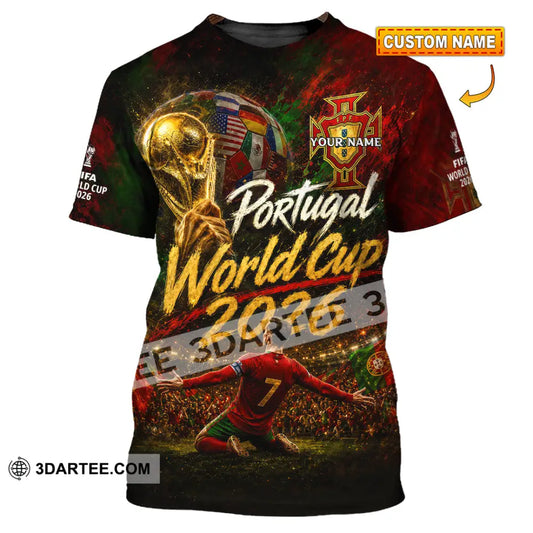 Unisex Shirt - Custom Portugal World Cup 2026 Shirt - T-shirt