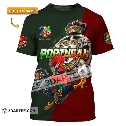 Unisex Shirt - Custom Portugal World Cup 2026 Shirt - T-shirt