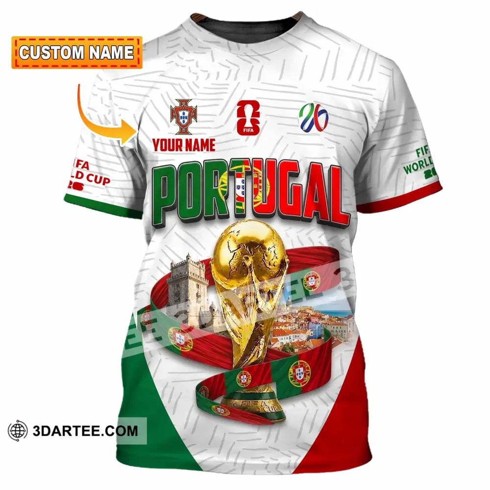 Unisex Shirt - Custom Portugal World Cup 2026 Shirt - T-shirt