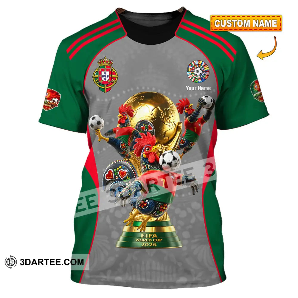 Unisex Shirt - Custom Portugal World Cup 2026 Shirt - T-shirt