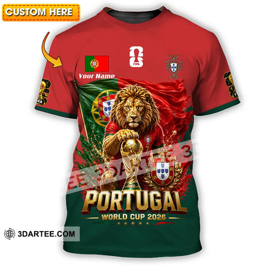 Unisex Shirt - Custom Portugal World Cup 2026 Shirt - T-shirt