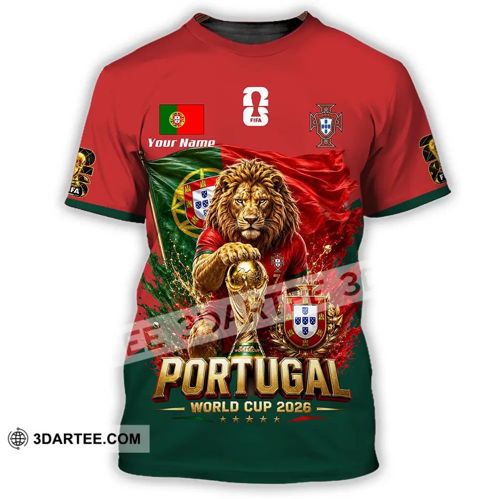Unisex Shirt - Custom Portugal World Cup 2026 Shirt - T-Shirt / S - T-shirt