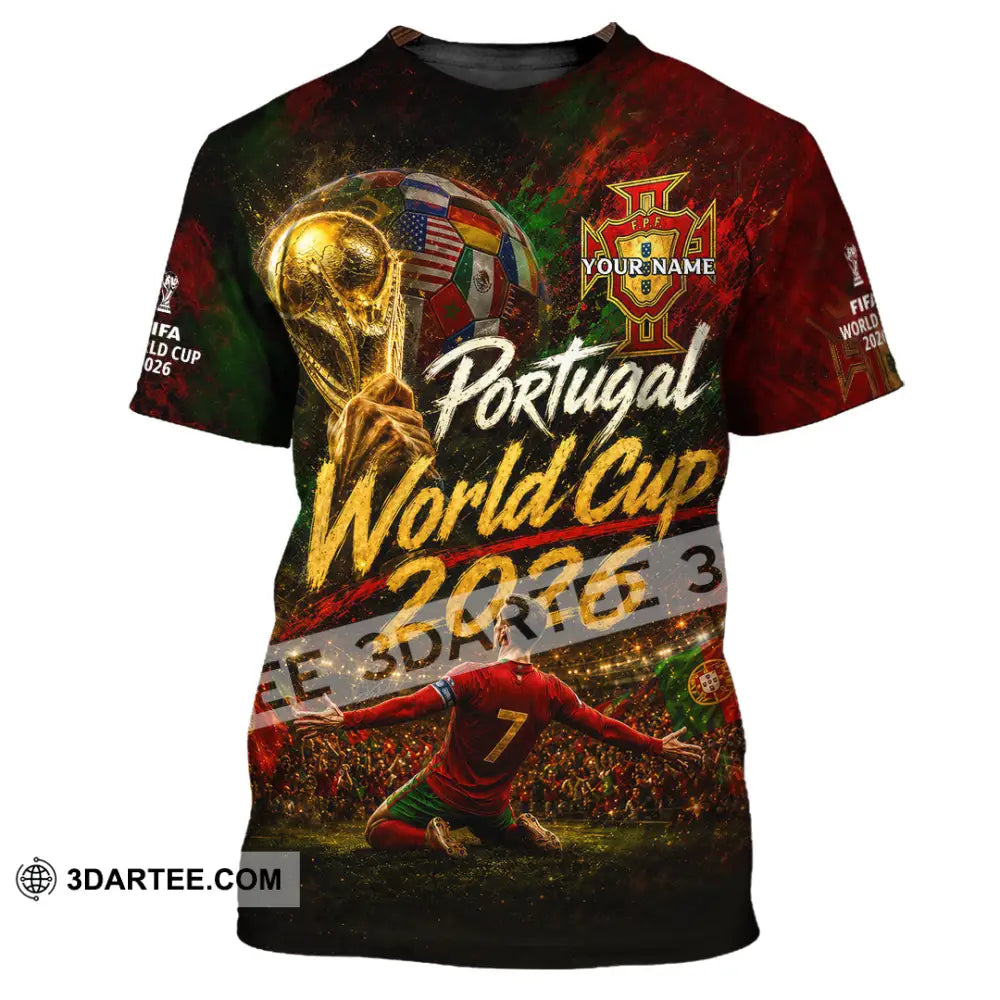 Unisex Shirt - Custom Portugal World Cup 2026 Shirt - T-Shirt / S - T-shirt