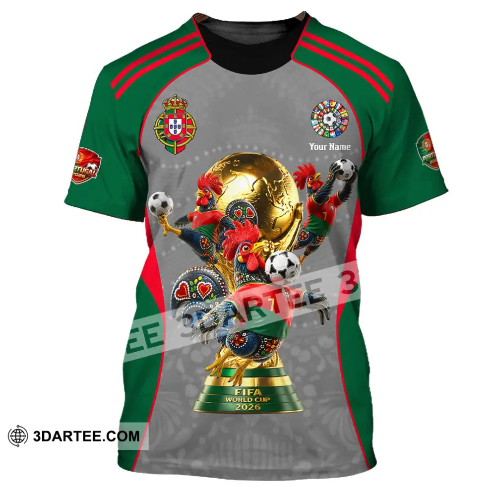 Unisex Shirt - Custom Portugal World Cup 2026 Shirt - T-Shirt / S - T-shirt