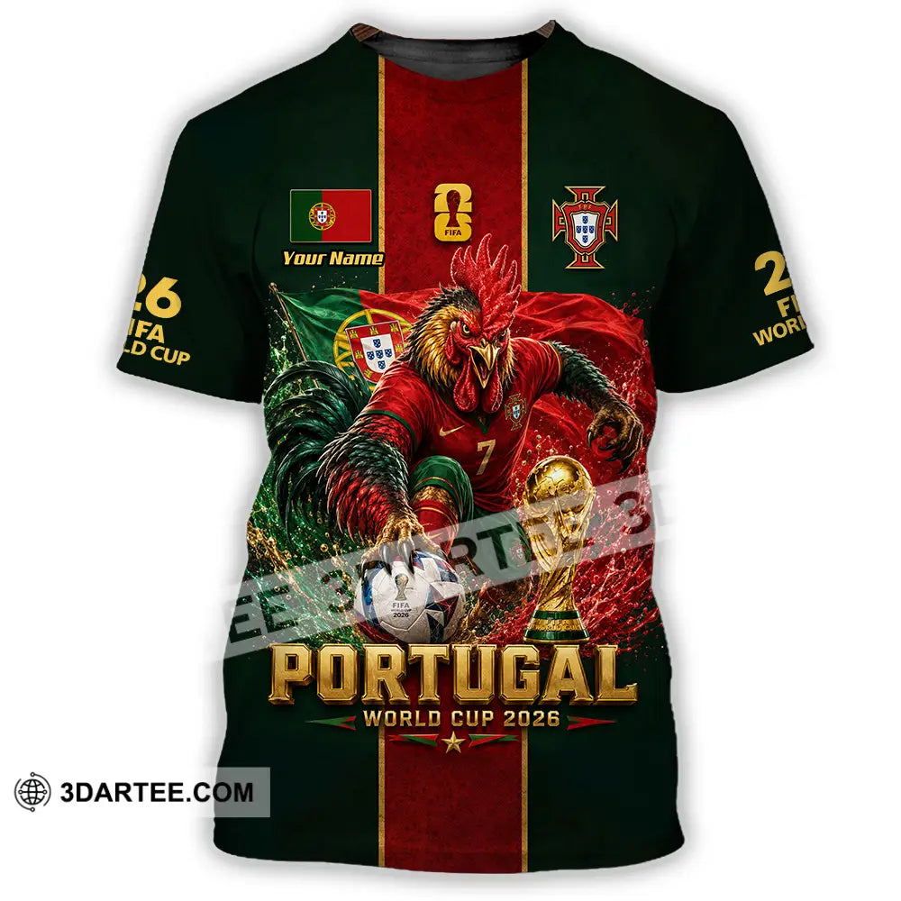 Unisex Shirt - Custom Portugal World Cup 2026 Shirt - T-Shirt / S - T-shirt