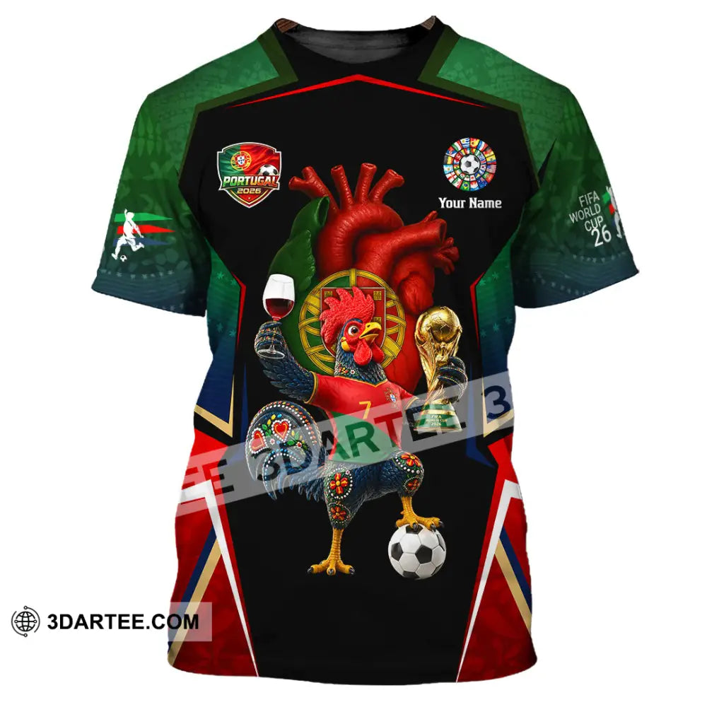 Unisex Shirt - Custom Portugal World Cup 2026 Shirt - T-Shirt / S - T-shirt